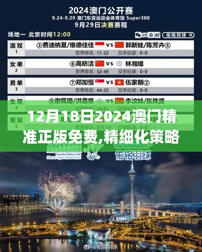 12月18日2024澳门精准正版免费,精细化策略探讨_PT6.360
